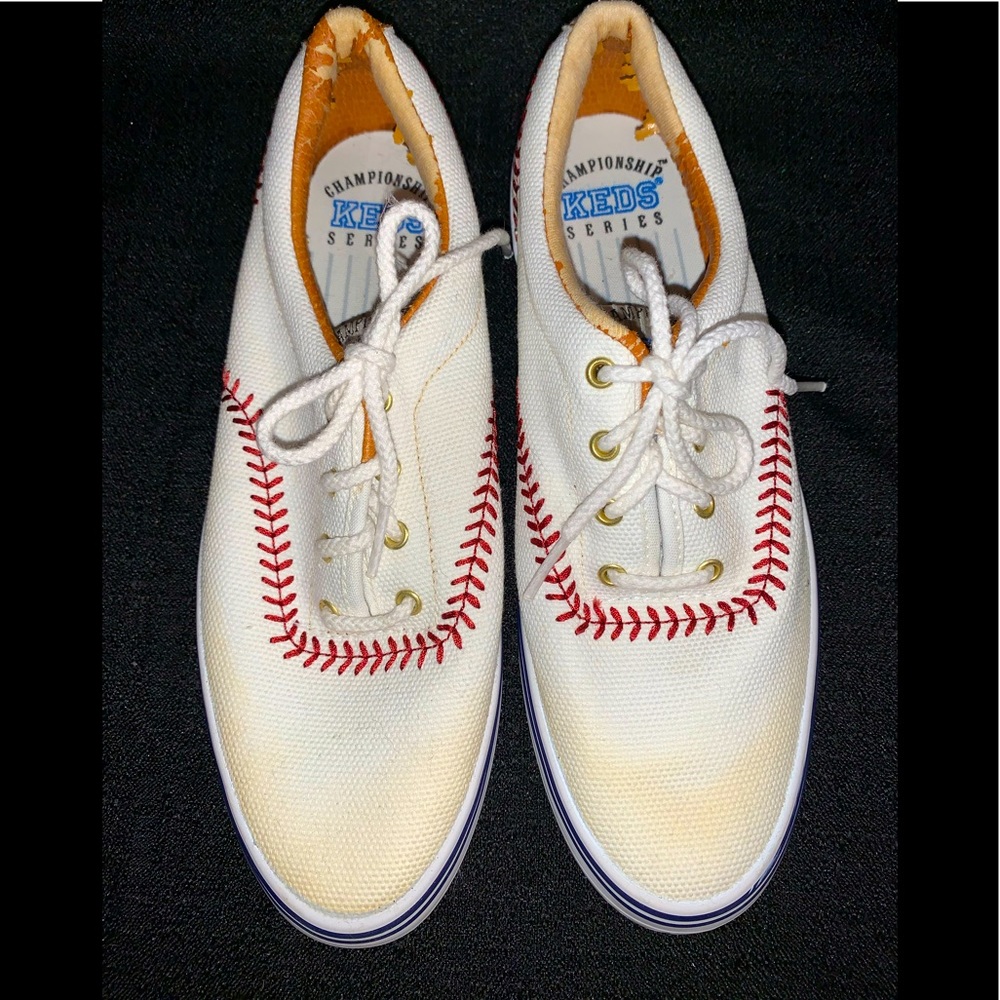 Vintage 1992 Size 7M Keds Sneakers Baseball Shoes Pro Championship Series